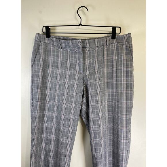 Adrienne Vittadini Pink & Gray Dress Pants - Size 12 - Picture 3 of 13